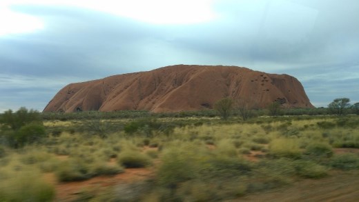 Uluru from far off