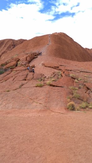 Interesting rock at Uluru