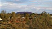 View of Uluru from lookout in Pioneer Outback Lodge: by macedonboy, Views[260]