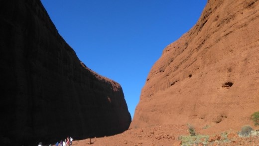 End of the road at Walpa Gorge