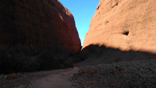 End of the road at Walpa Gorge