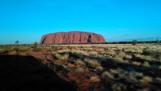 Towards sunset at Uluru