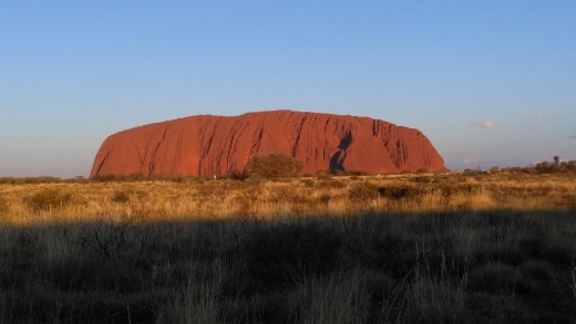 Towards sunset at Uluru