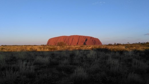 Towards sunset at Uluru