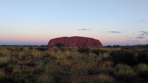 Towards sunset at Uluru