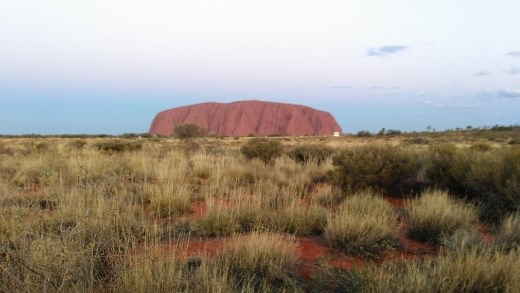 Towards sunset at Uluru
