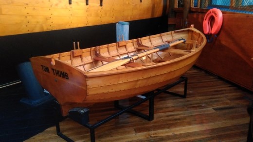 Tom Thumb, used to row to Tasmania