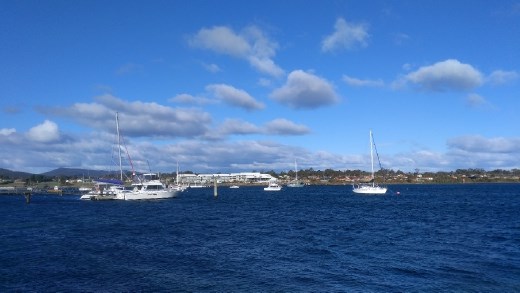 View out of Georgetown Harbour