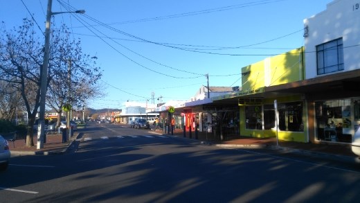 Small town! Main street in Georgetown