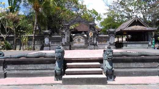 Temple south of Headquarter on Kuta Beach