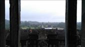 The upper level of Angkor Wat - A view of entrance: by macedonboy, Views[186]