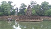 Neak Pean - The artificial island with a Buddhist temple on a circular island: by macedonboy, Views[126]