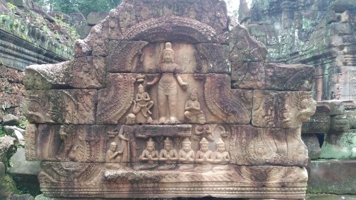 Carving in Ta Som