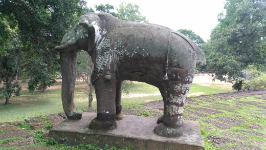 Elephant on first level of East Mebon
