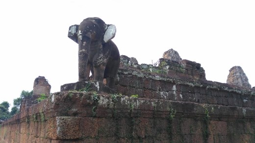 Elephant on first level of East Mebon