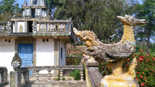 New Buddhist temple at Wat Ek Phnom Temple