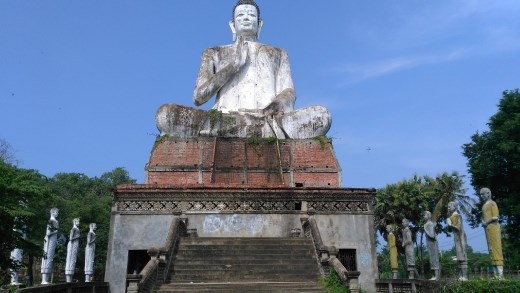 Buddha statue at Wat Ek Phnom Temple