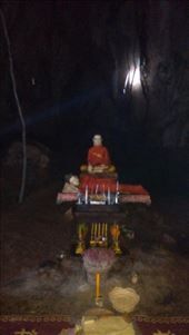 Bet Meas Cave - Looks like a women behind the Buddha: by macedonboy, Views[265]