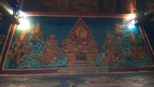 Murals depicting the life of Buddha