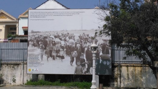 People trying to get back home after liberation