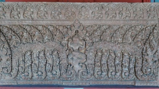 Lintel at National Museum of Cambodia