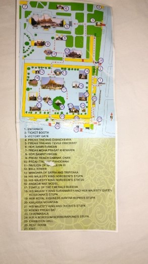 Map of the Royal Palace