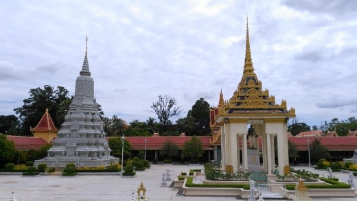 Stupa and Statue of King Norodom