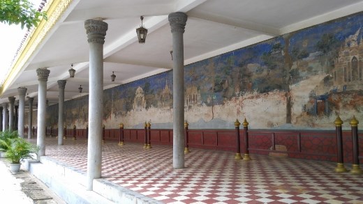 Mural on palace walls