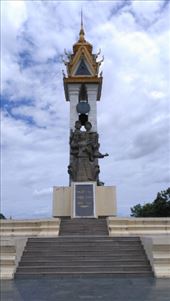 Cambodian-Vietnamese Friendship Monument at Wat Botum Park: by macedonboy, Views[457]
