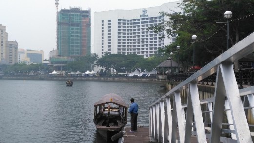 River cruise on traditional motor boat