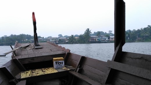 Houses on the riverbanks