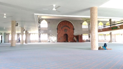 Inside Kuching Mosque