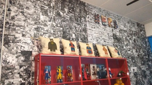 Lounge area in Hero Hostel