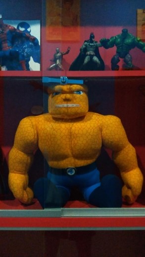 Display cabinet of stuff in Hero Hostel