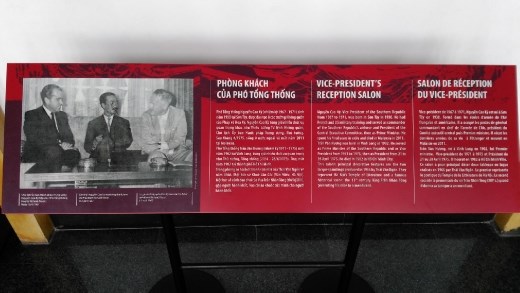 Description of Vice-President's Reception Salon