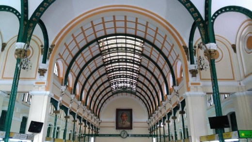 Inside Saigon Post Office