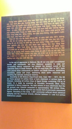 Display in War Remnant Museum