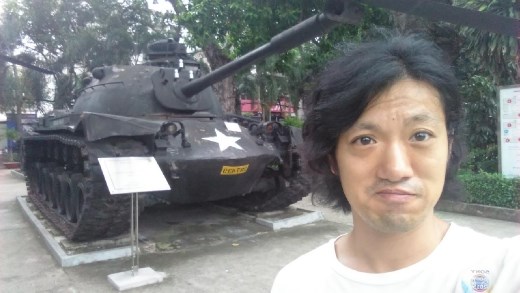 Me with M48 Tank