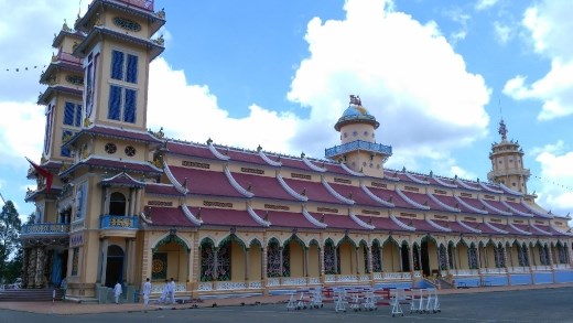 Cao Dai Temple near Cu Chi Tunnels