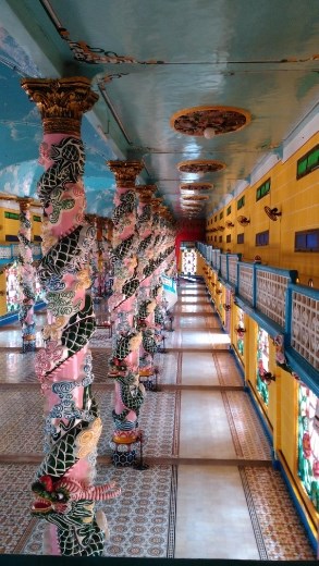 Columns of the prayer hall