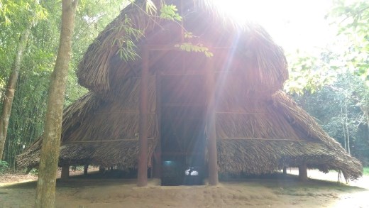 Reconstruction of N. Vietnam houses in Cu Chi