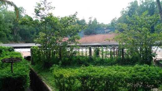 The shooting range at Cu Chi Tunnels