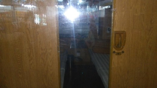 My cabin from outside the carriage