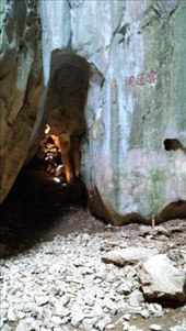 Behind the Buddha in Van Thong Cave: by macedonboy, Views[224]