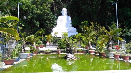 Buddha statue at Linh Ung Pagoda