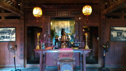 Temple at Japanese Covered Bridge