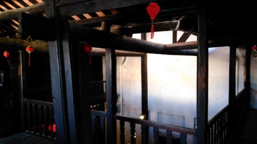 Upper floor of Old House of Phung Hung