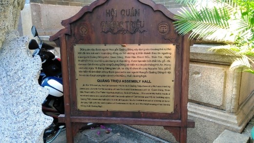 Description of Quang Trieu (Cantonese) Assembly Hall
