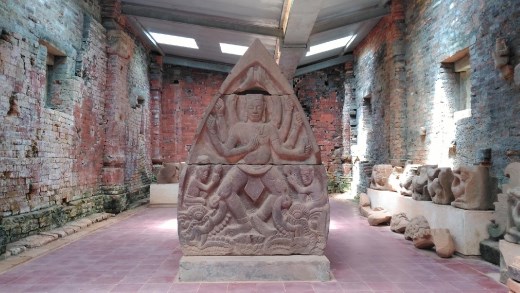 Exhibition inside D1 temple