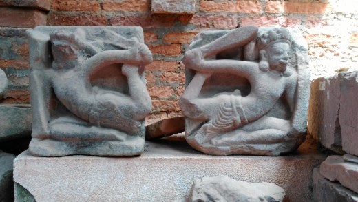 Exhibition inside D1 temple